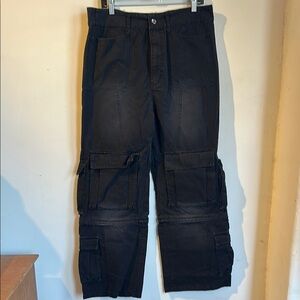 Men's Warpaint Black Cargo Pants